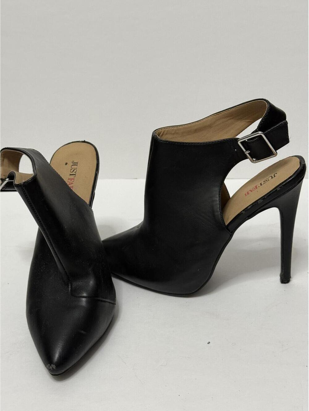JUSTFAB Faux Leather Pump Heels